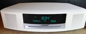 lot 596 image: Bose Wave AWRCC2 White Music System Radio CD Player (NO REMOTE) WORKS $$$