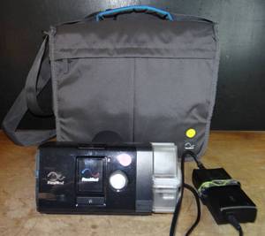 lot 602 image: ResMed Airsense 10 Autoset CPAP Machine with Humidifier wCase - TESTEDWORKS $$$