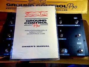 lot 609 image: Voodoo Lab Ground Control Pro Programmable MIDI Foot Controller $$$$ - (NEEDS 9V POWER SUPPLY) BOX MARKED ELI YOUNG BAND