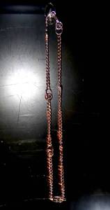lot 630 image: NICE LONG MICHAEL KORS STEEL NECKLACE AS SHOWN