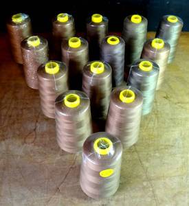 lot 633 image: LARGE LOT OF 15 EMBROIDERYSEWING THREAD - NEUTRAL TONES