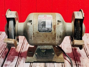 lot 14 image: King 6 Heavy Duty Ball Bearing 12HP Electric Bench Grinder