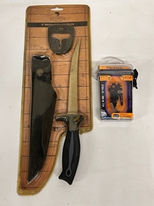 lot 69 image: New Outdoor Angler 7 Premium Fillet Knife &amp Fishface All-In-One - 18 Tools