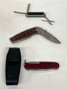lot 111 image: Three Vintage Pocket Knives - Including Winchester Limited Edition &amp Swiss Army Knife WCase