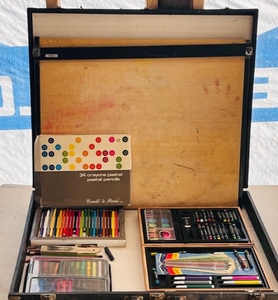 lot 124 image: Mayline Portable Drafting Board Set &amp Art Set in Cases