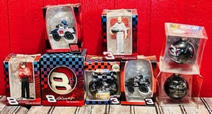 lot 150 image: Five Dale Earnhardt &amp Three Dale Earnhardt Jr. Collectible Christmas Ornaments