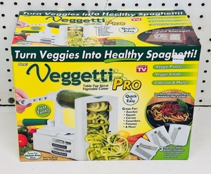 lot 154 image: Vegetti Spiral Cutter Pro Version Kitchen Spiralizing Slicing Appliance&nbsp