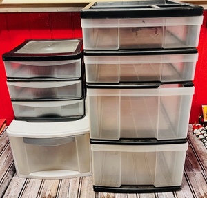 lot 164 image: Three Storage Containers WDrawers