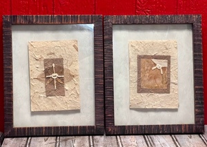 lot 165 image: Natures Ties Leaf &amp Paper-Mache Shadow Box Wall Decor from Intercontinental Art