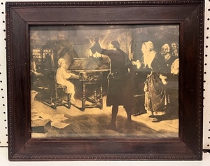 lot 189 image: AntiqueVintage The Child Handel, by Margaret Dicksee, Print