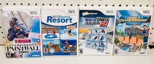 lot 193 image: Four Wii Sports Games