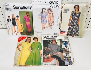 lot 205 image: Five (5) Assorted Patterns for Womens Clothing