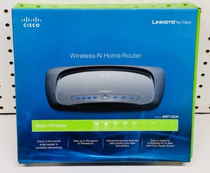 lot 220 image: Links us by Cisco Wireless-N Home Router Model WRT120N