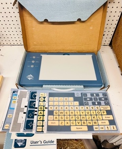 lot 239 image: Intellitools Intellikeys Large USB Keyboard Adaptive Learning Board WOverlays