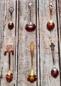 lot 271 image: Six Collectible Spoons - Including A Rolex Spoon, Florida, &amp Louisiana