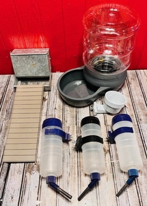 lot 272 image: Assorted Animal Feeders &amp Waterers