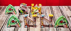 lot 291 image: Seven Assorted Vintage 1999 Mary Englebreit Letter Resin Figurines by ME Ink $