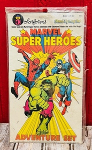 lot 316 image: 1979 Marvel Super Heroes Colorforms Play Set - Unopened & In Original Packaging