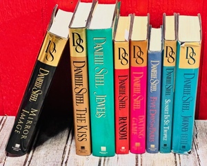 lot 384 image: Lot of Eight (8) Danielle Steel Hard Back Novels - Dust Jackets Included