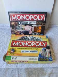 lot 74 image: Selection of 2 Monopoly Games