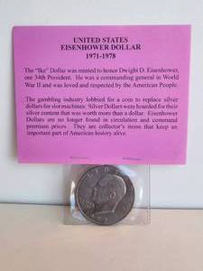 lot 27 image: 1972 United States Eisenhower Dollar