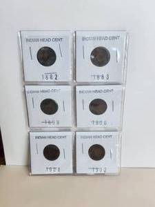 lot 45 image: Selection of Indian Head One Cent pieces -