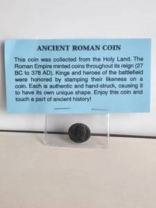 lot 69 image: Ancient Roman Coin - collected from the Holy Land