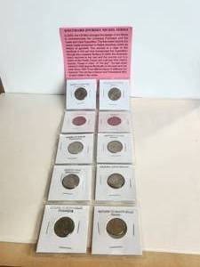 lot 73 image: Westward Journey Nickel series coin set