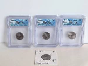 lot 127 image: 2005P (2) and 2005D Ocean View nickel - first day of issue