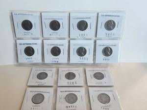 lot 110 image: Selection of Old Jefferson Nickels