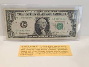 lot 117 image: 1963-B scarce Barr Note
