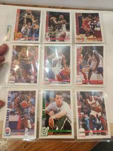 lot 137 image: Selection of Football, basketball, and baseball cards