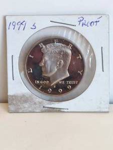 lot 142 image: 1999S - Kennedy half dollar - Proof