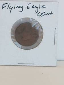 lot 172 image: Flying Eagle One cent piece