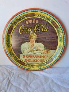 lot 156 image: Vintage Coca Cola metal tray