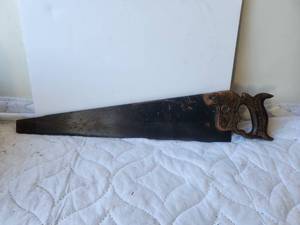 lot 190 image: Vintage Warranted Superior hand saw