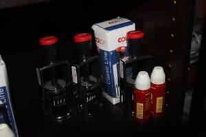 lot 35 image: 4 Date Stamps and Extra Ink