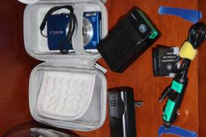 lot 70 image: Cannon Point and Shoot 16 Megapixels Digital Camera and Accessories