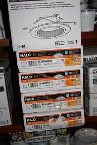 lot 85 image: NEW 5 Halo LED light fixtures