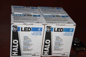 lot 89 image: NEW  4, 4-inch halo led light fixture