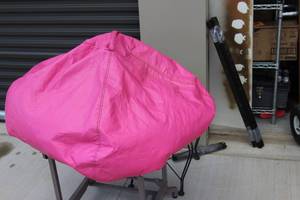 lot 94 image: Pink Beanbag chair as shown