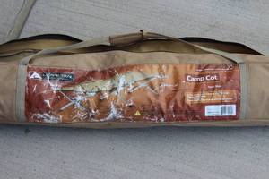 lot 95 image: Camping cot in Bag as shown