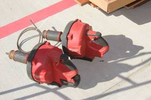 lot 100 image: Two Commercial Milwakee18V Drain Snakes $$$ as shown.. See Description