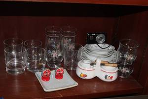 lot 119 image: Name Brand Mixed Lot, Kodak(works), Crown Royal, Smuckers, Texas Crown, Coca-Cola, Libby, and Basset Limoges