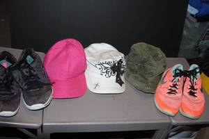 lot 151 image: Tennis shoes and Hats