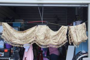lot 170 image: Two Curtain Toppers in style and color as shown in Pictures (84 inches long)