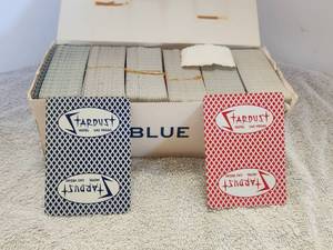 lot 52 image: Box of used poker cards from the StarDust Hotel in Las VEgas