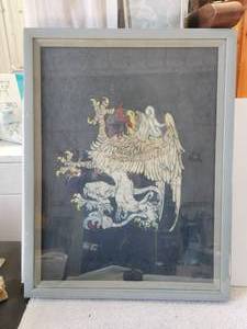 lot 69 image: Framed and matted Griffen artwork -  20 x 27