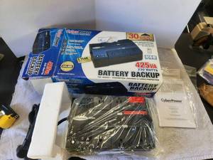 lot 265 image: Cyber Power battery backup - appears not used