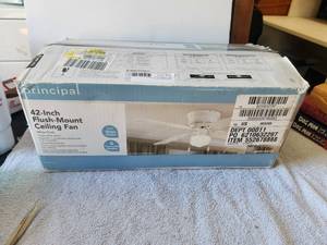 lot 177 image: 42 inch flush mount ceiling fan